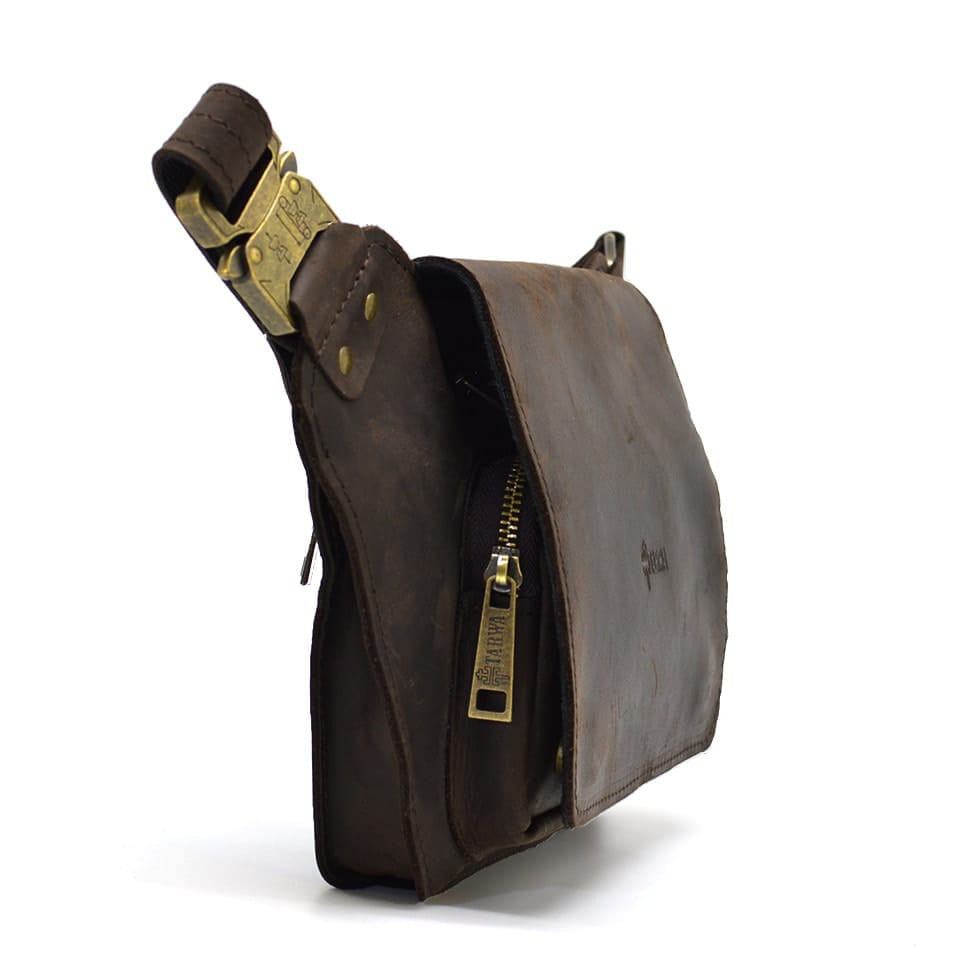 Шкіряна бананка напоясна коричнева RC-8128-3md TARWA