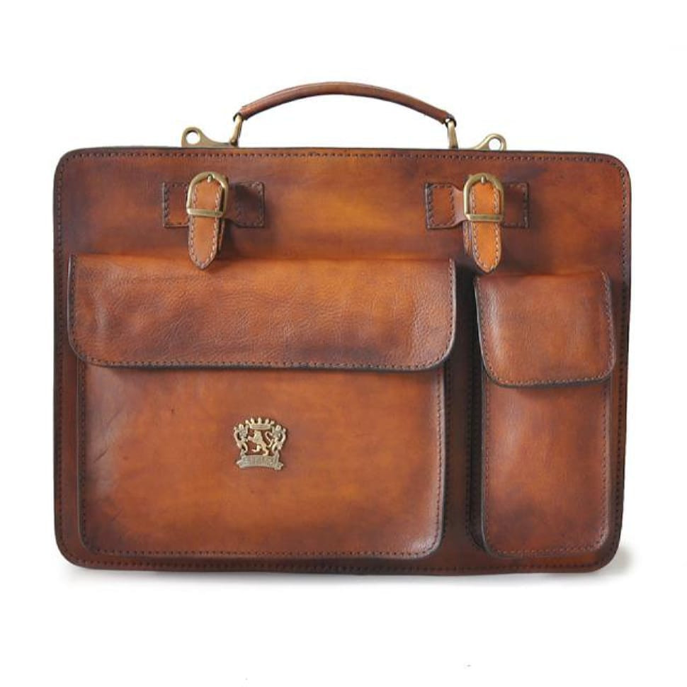 Pratesi BMA466/40 - Business Bag Milano Big in cow leather Bruce Brown