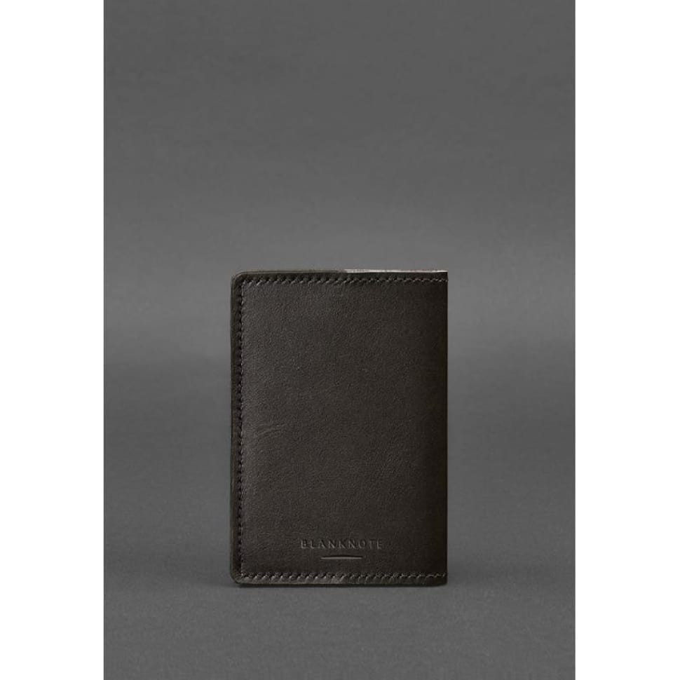 Шкіряна обкладинка для військового квитка офіцера запасу 8.0 темно-коричнева