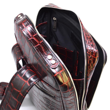Кожаный рюкзак для ноутбука под рептилию REP1-1239-4lx TARWA