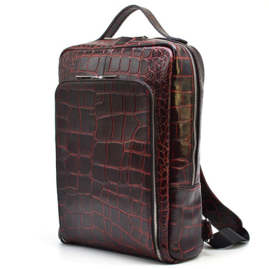 Кожаный рюкзак для ноутбука под рептилию REP1-1239-4lx TARWA