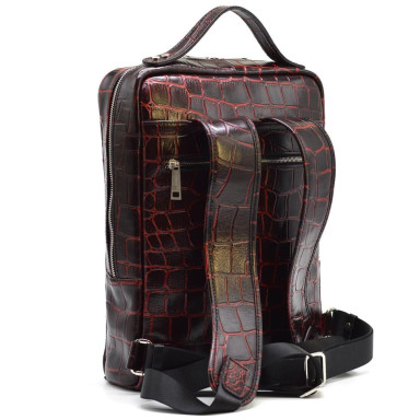 Кожаный рюкзак для ноутбука под рептилию REP1-1239-4lx TARWA