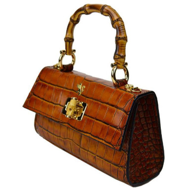 Pratesi KBL298/20 - Castalia K298/20 Lady Bag in cow leather Castalia K298/20 Blue
