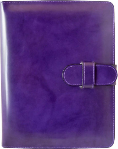 Pratesi RVI144 - iPad2 and iPad3 cover in real leather cod. 144 Radica Violet