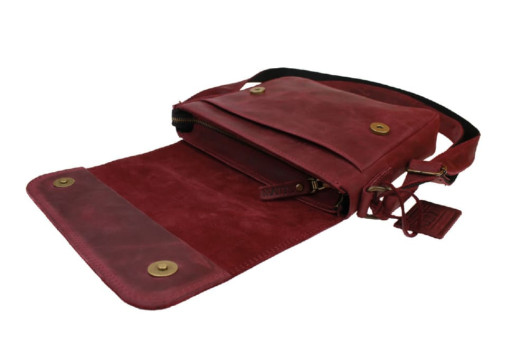 Сумка жіноча шкіряна маленька клатч SULLIVAN 2614 (25) марсала