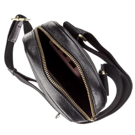 Чоловіча шкіряна сумка SHVIGEL 19102 Коричнева