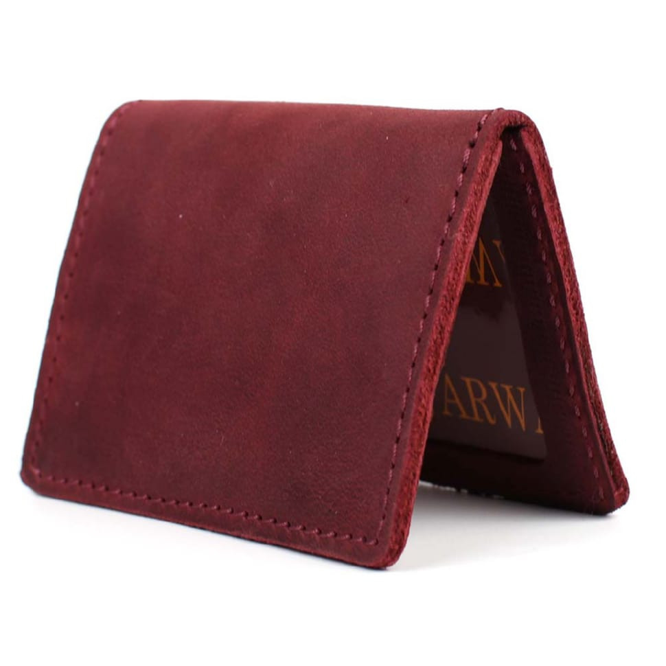 Leather cover for ID card, ID passport, driver's license TARWA RW-0114-4sa marsala