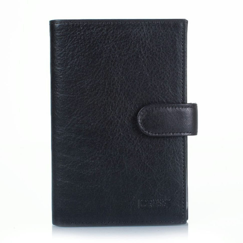 Обкладинка для авто+портмоне шкіряна GRASS 501-13 чорний флотар