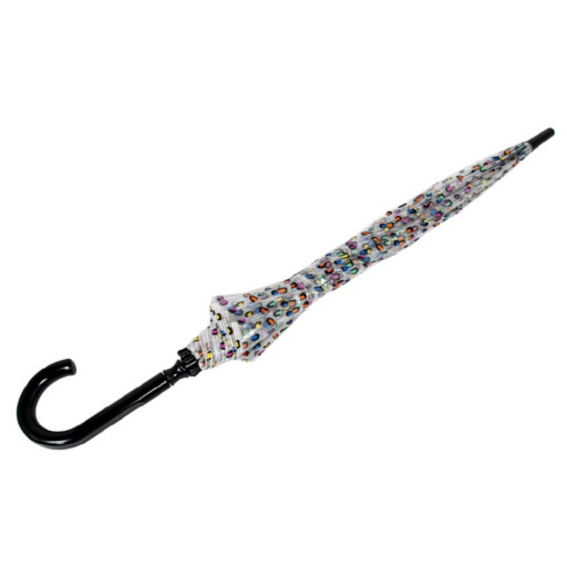 Парасолька-тростина жіноча Fulton Birdcage-2 L042 Candy Leopard (Конфетный леопард)