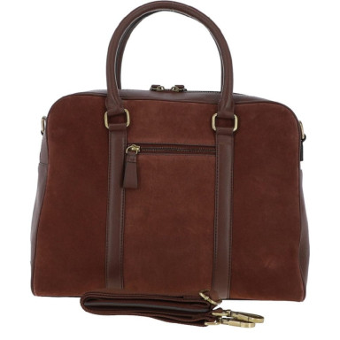 Mens bag Ashwood Winston Tan (Red)