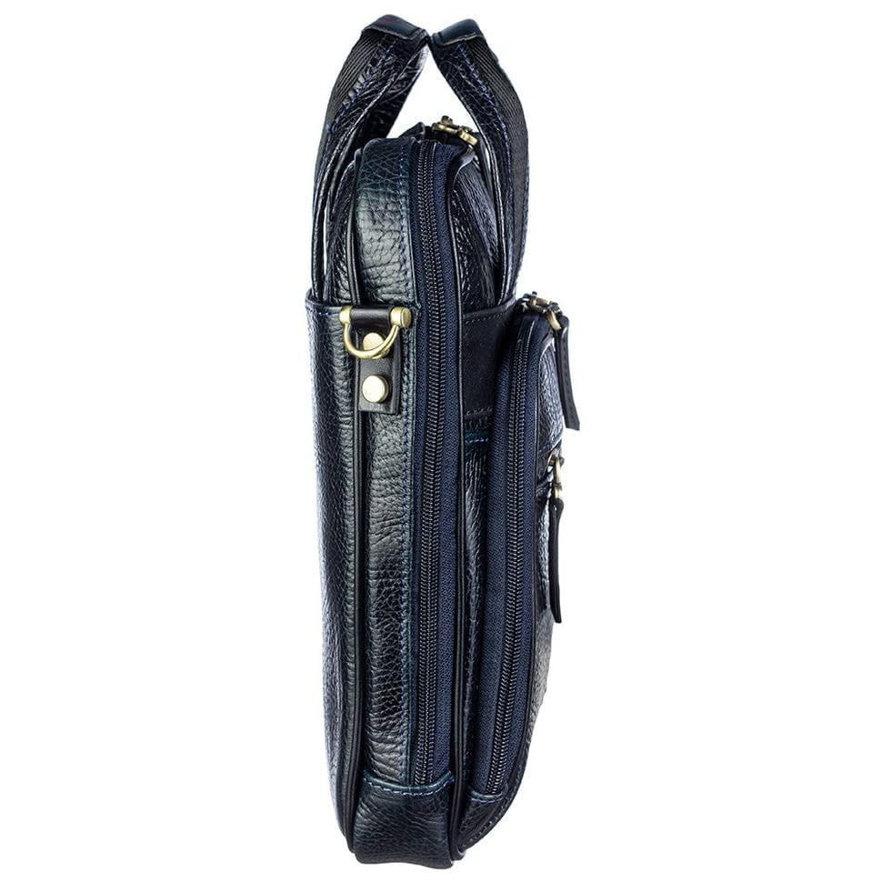 Барсетка м'яка шкіряна Tony Bellucci 5049-894 синій флотар