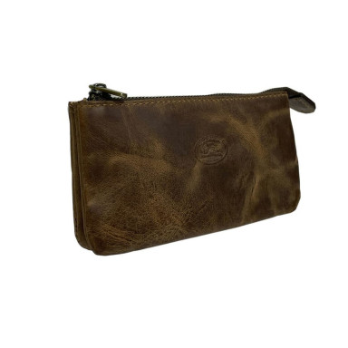 Leather key holder Arno 3350 whiskey brown