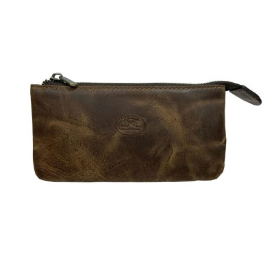 Leather key holder Arno 3350 whiskey brown