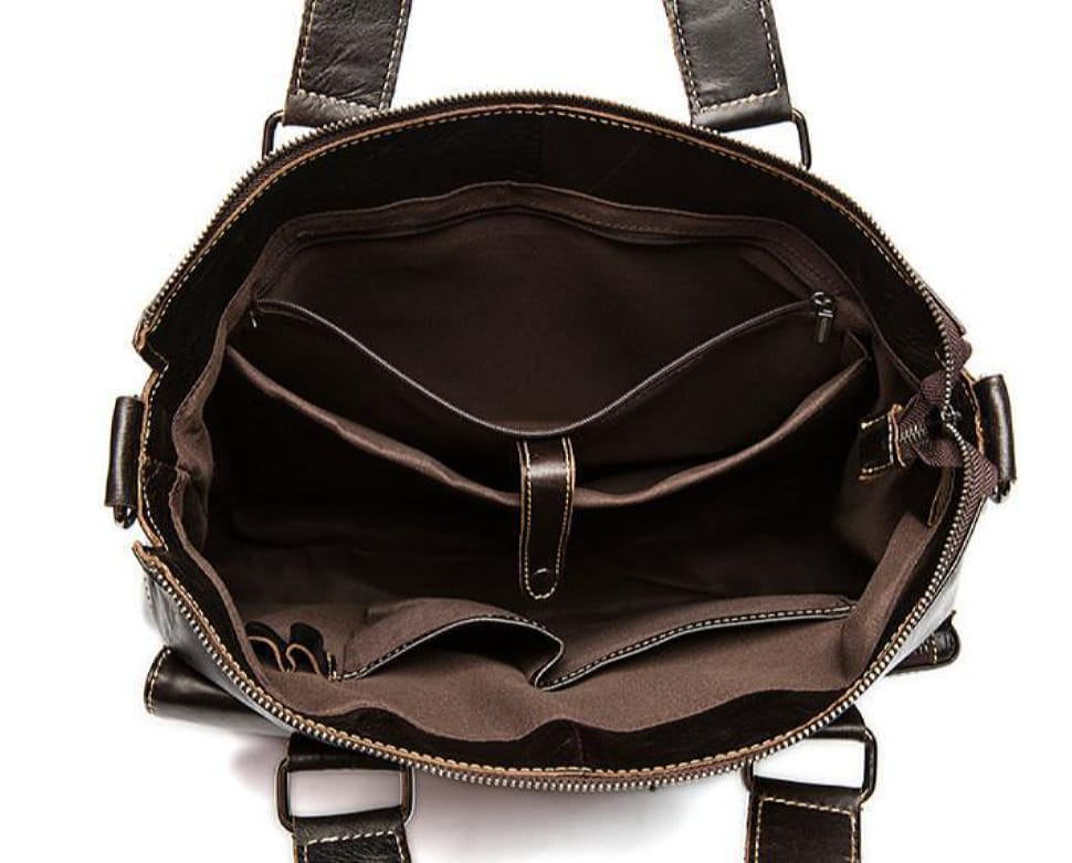 Повседневная мужская сумка из кожи для документов Tiding Bag 7264C