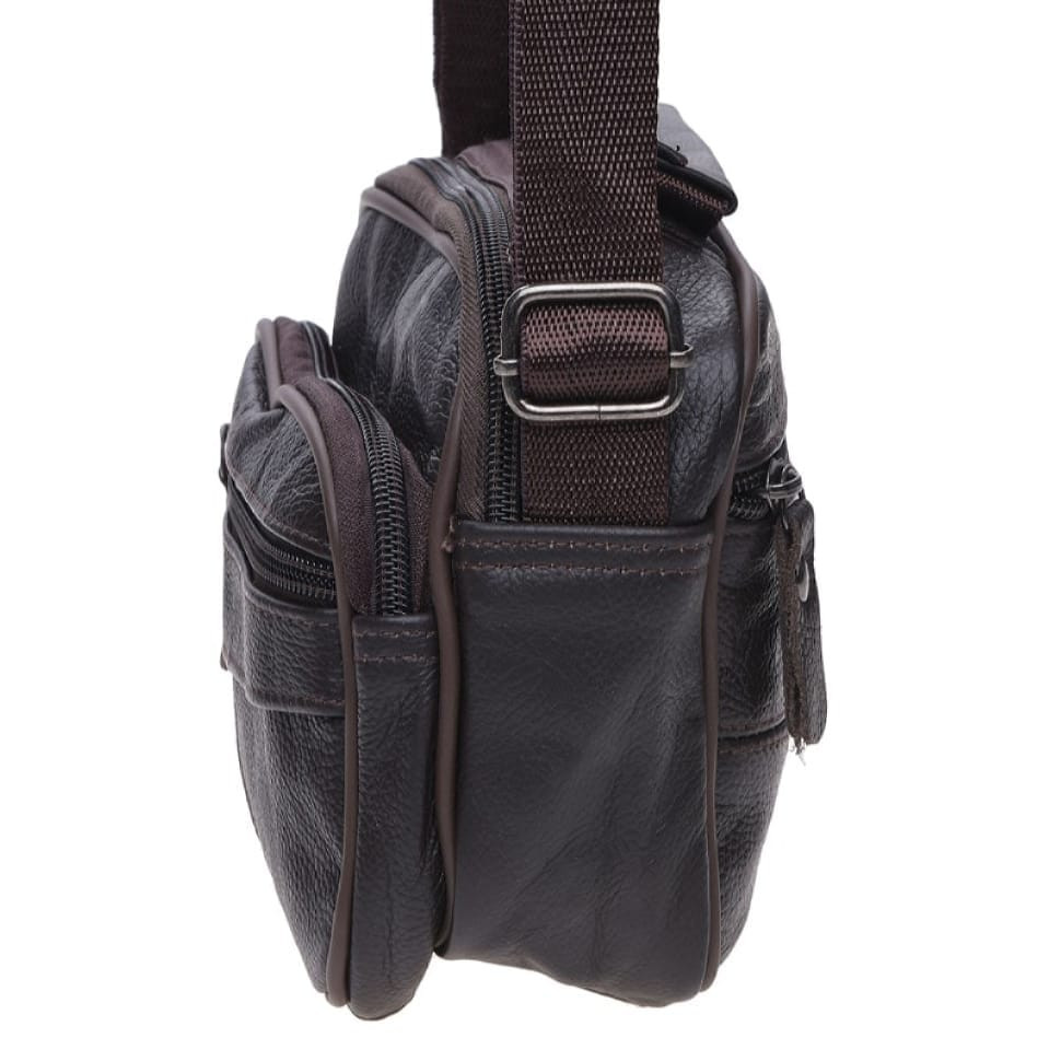 Чоловіча шкіряна сумка Keizer K101a-brown
