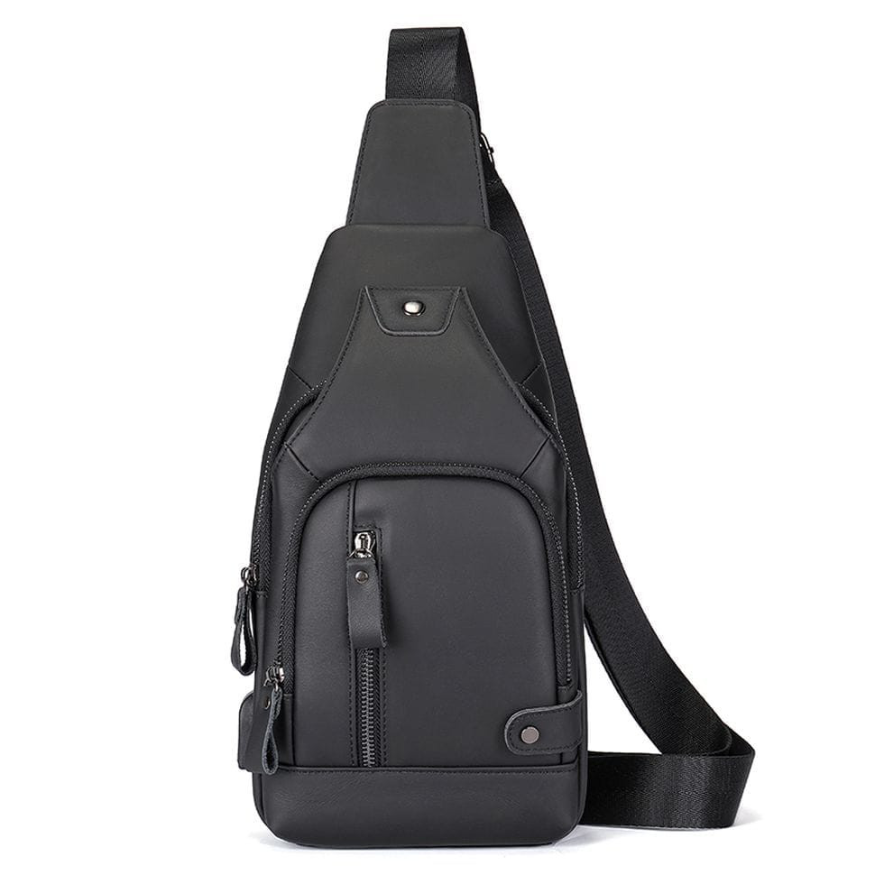 Модний рюкзак 4004A-2 моношлейка із натуральної телячої шкіри John McDee