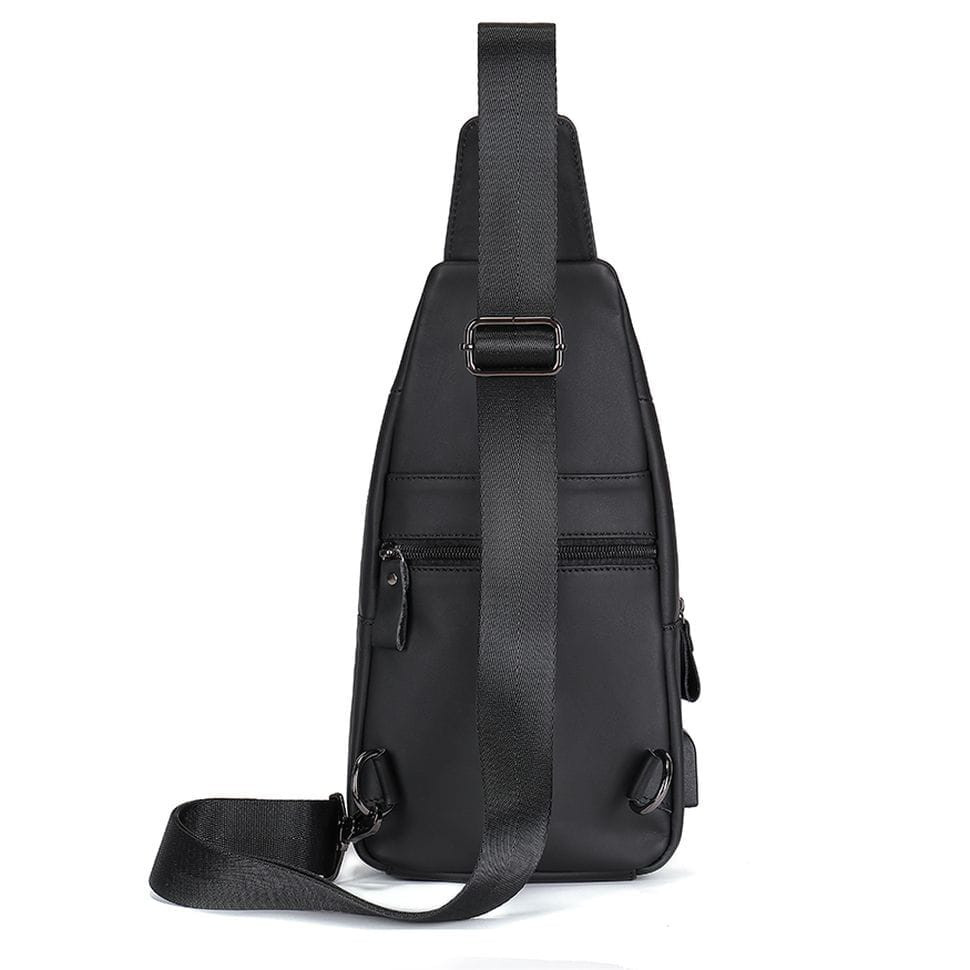 Модний рюкзак 4004A-2 моношлейка із натуральної телячої шкіри John McDee