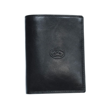 Leather wallet Italico 1153 nero black