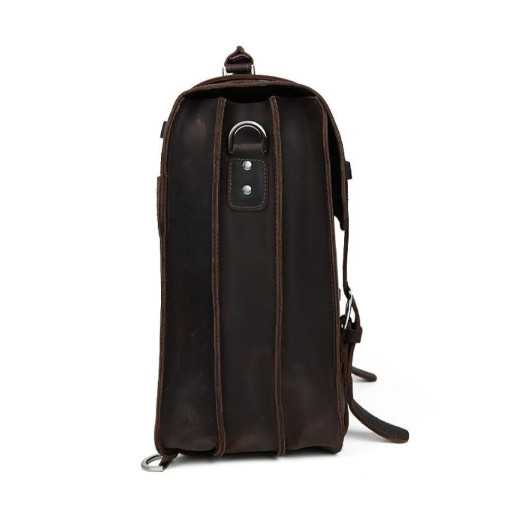 Чоловіча сумка-ранець в ретро стилі з кінської шкіри Tiding 1111
