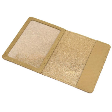 Leather cover for officer's ID card Limary Lim-3992RH khaki