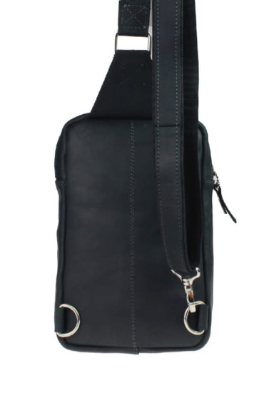 Mens sling shoulder bag banana 102-13(28) black