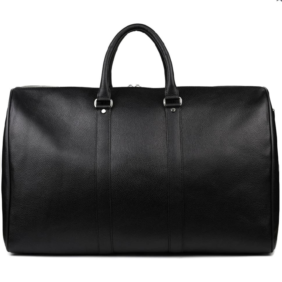 Велика шкіряна сумка дорожня 61см TARWA FA-9551-4lx чорний флотар