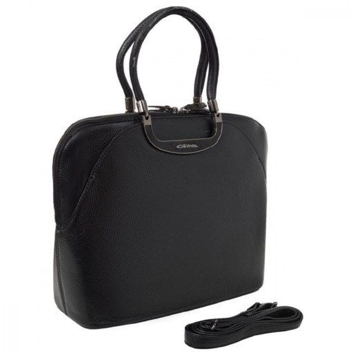 Сумка жіноча шкіряна GIORGIO FERRETTI GF2019061-1 чорна