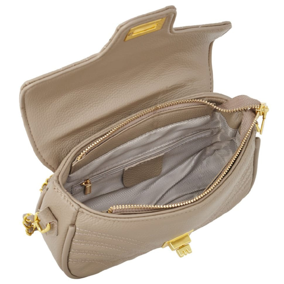 Сумка женская из натуральной кожи SL55322taupe