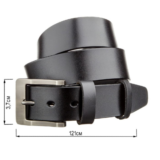 Чоловічий ремінь classic Vintage 20223 Чорний