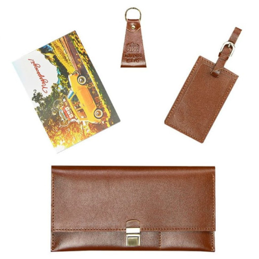 Набір шкіряних аксесуарів для мандрівника Буенос-Айрес