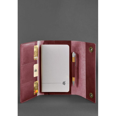 Leather notebook (Soft beech) 5.0 light brown