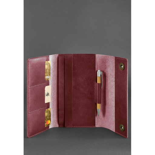 Шкіряний блокнот (Софт-бук) 5.0 світло-коричневий