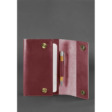 Leather notebook (Soft beech) 5.0 light brown