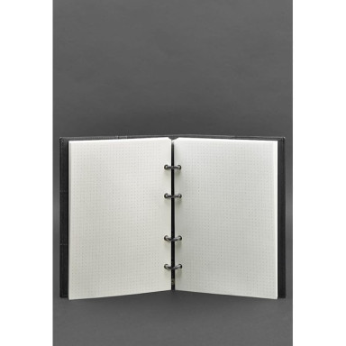 Leather Loop Notebook 9.0 with Hard Black Cover