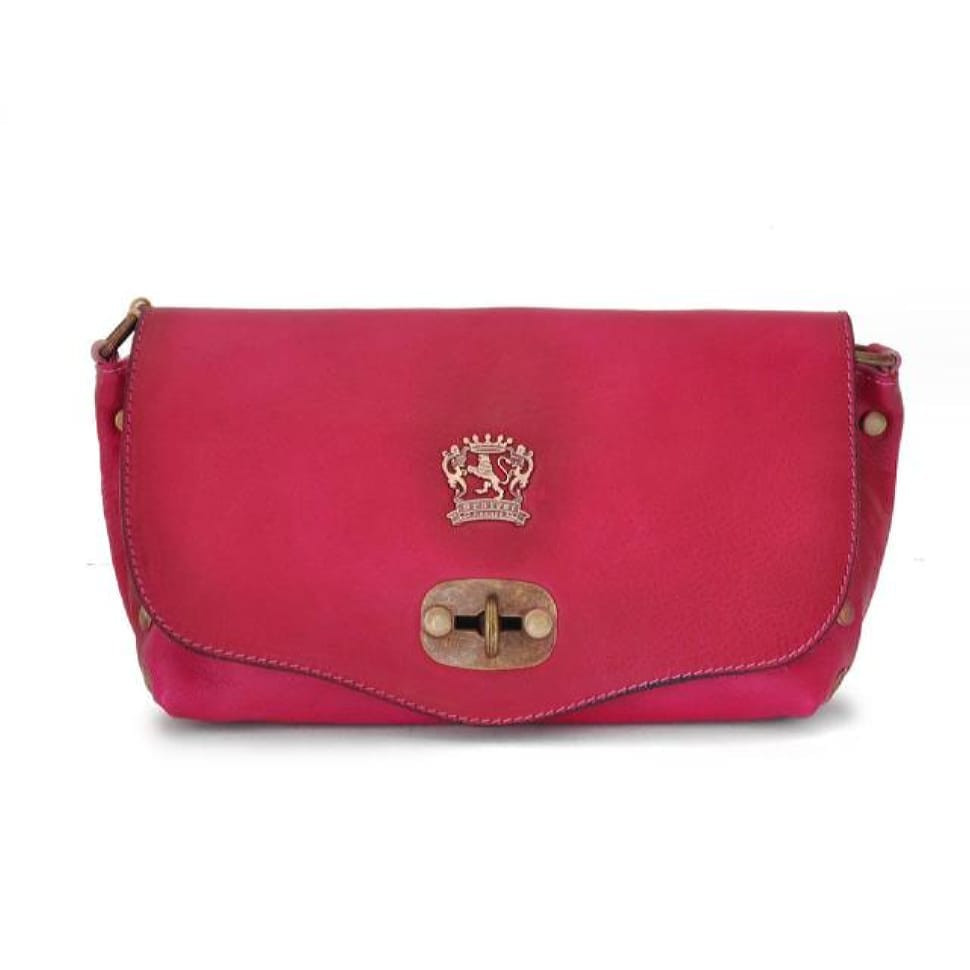 Pratesi BFU161 - Castel Del Piano Clutche in cow leather Castel Del Piano B161 Fuxia