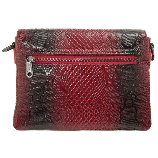 Сумка жіноча шкіряна Desisan 2010-500 червоний візерунок