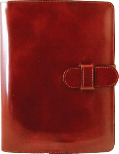 Pratesi RMA144 - iPad2 and iPad3 cover in real leather cod. 144 Radica Brown