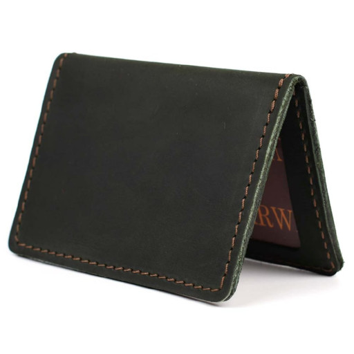 Обкладинка шкіряна для посвідчення, ID паспорта, прав TARWA RE-0114-4sa зелений