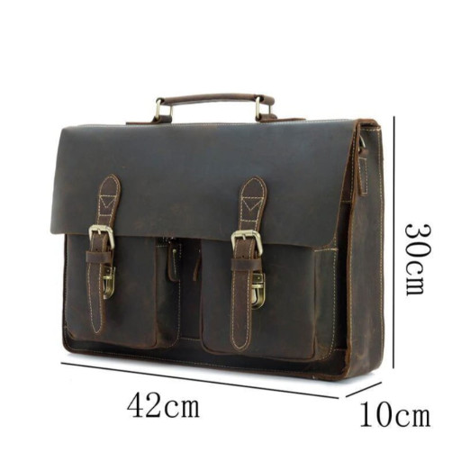 Портфель для чоловіків з кінської шкіри bx048 фірми Bexhill