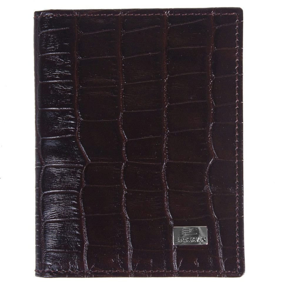 Кредитниця шкіряна DESISAN 074-19 коричневий кроко