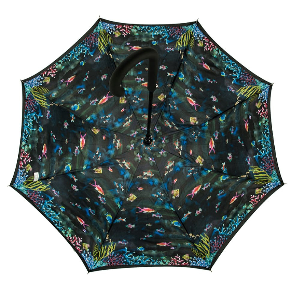 Парасолька-тростина жіноча Fulton Bloomsbury-2 L754-033524 Under The Sea (Під водою)