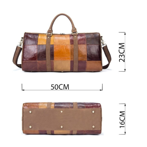 Дорожня сумка Crazy 14779 Vintage Різнокольорова