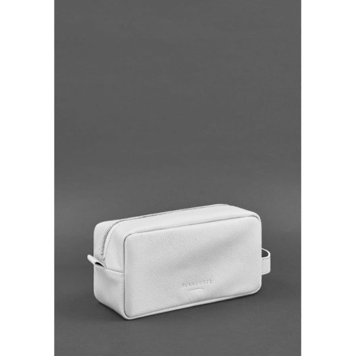 Шкіряна косметичка-несесер 6.0 білий флотар