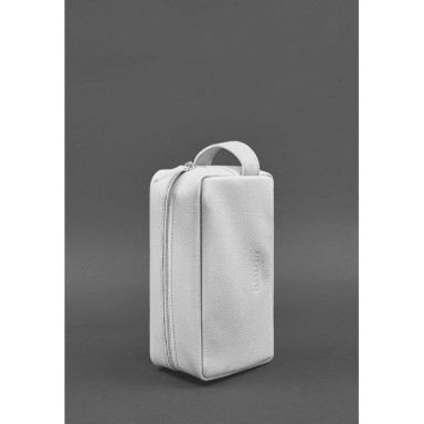 Leather cosmetic bag 6.0 white floatar