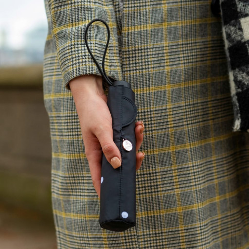 Парасолька жіноча Fulton L553-041246 Superslim-2 Polka Dot (Горох)