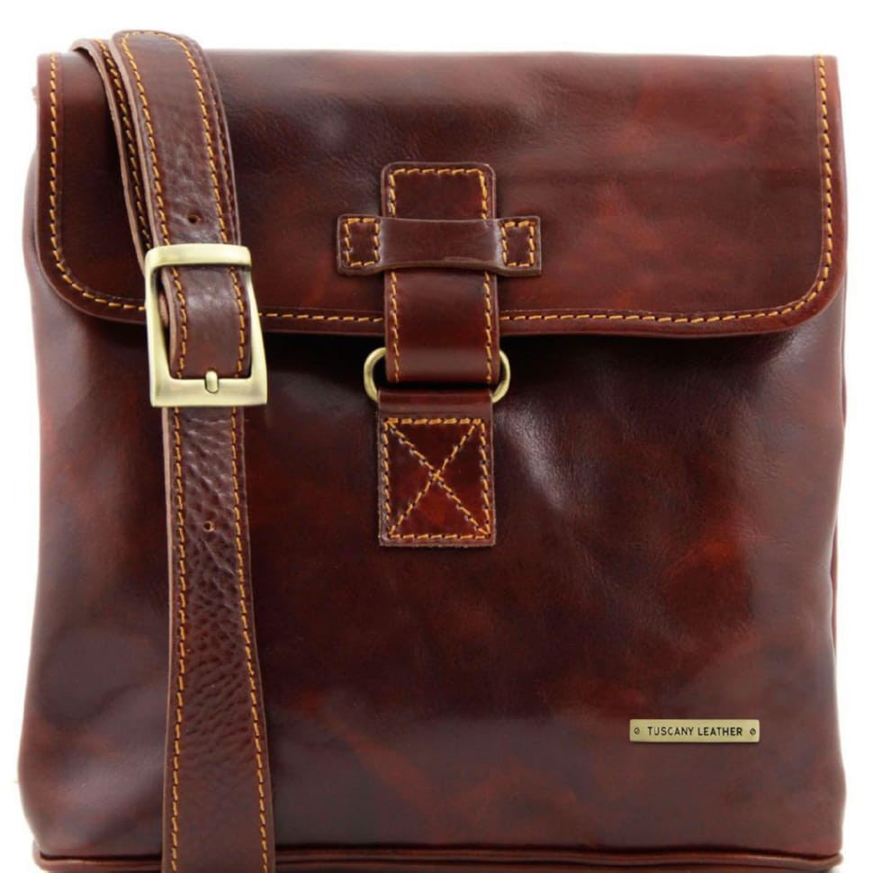 Чоловічий шкіряний месенджер Tuscany Leather Andrea TL9087