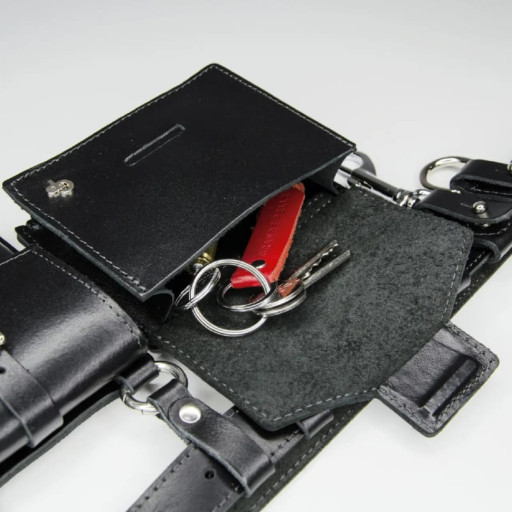 Пояс портупея, набір мінісумок на поясі Grande Pelle 744210