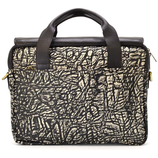 Шкіряна сумка для ноутбука Rep-1812-4lx від TARWA комбінована