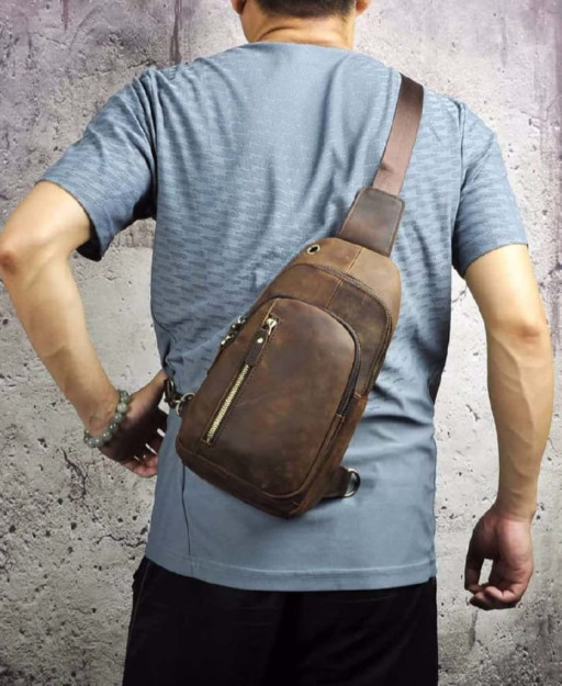 Чоловіча сумка-рюкзак коричневого Bexhill M37-XB9012C