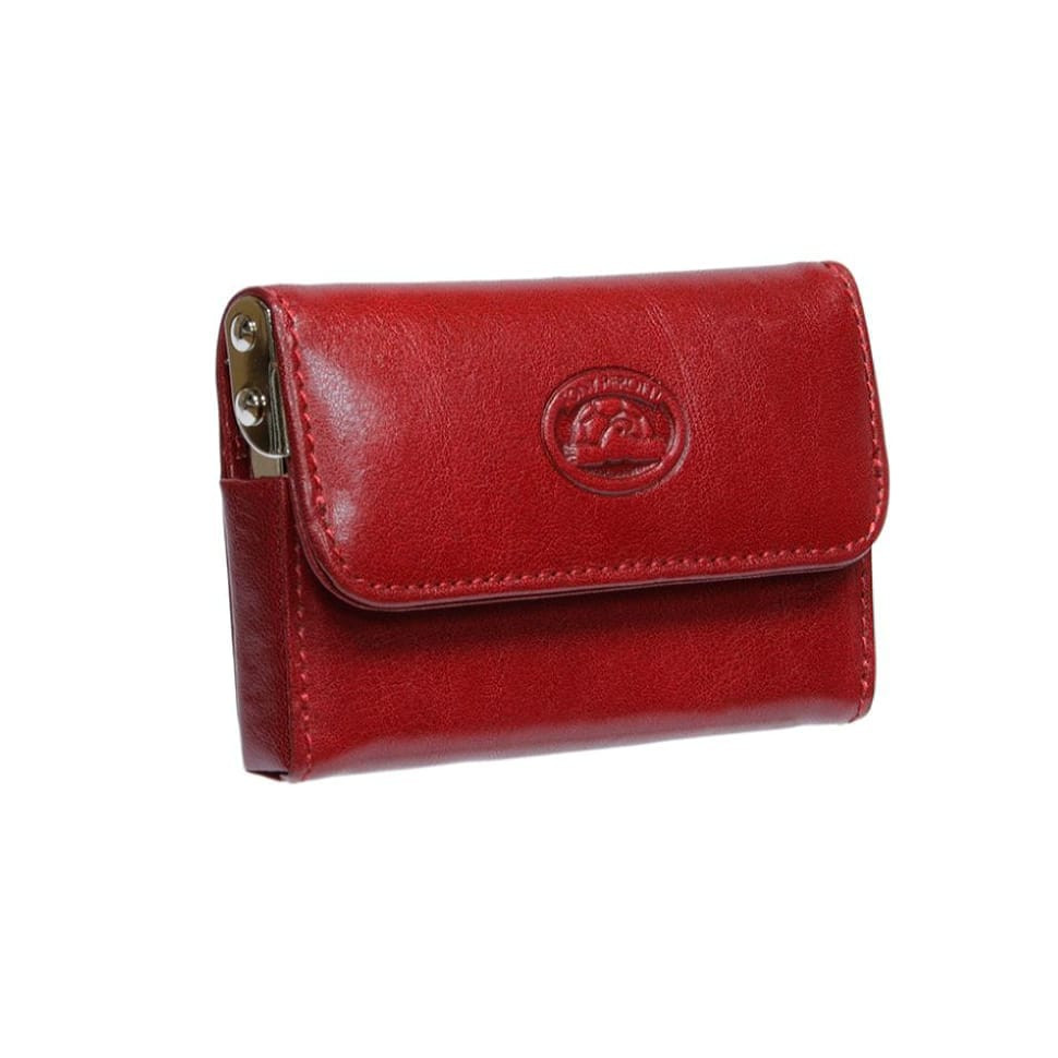 Візитниця шкіряна Italico 2680 rosso червоний